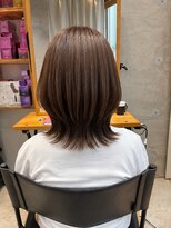 アルトル 池袋2nd(altru)&nbsp;◇大人40代50代60代ショートボブ丸みショート白髪ぼかし
