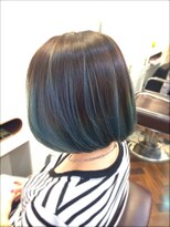 マインドヘアー(MiND HAiR) ブルーグラデションボブ
