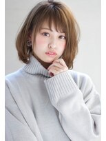 ジェンダーレスなフェアリーパーマ大人かわいいボブ