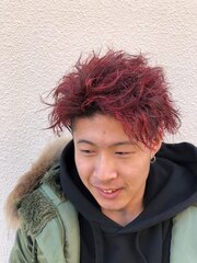 紅生姜カラー スタイル