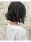 エアリー前下がりボブ