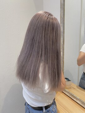 レンク(LENC) ブリーチカラー×ホワイトカラー×グレージュカラー×アリサ