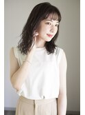 Sac.栃木優佑　似合わせカット　ミディアムパーマ　透明感カラー