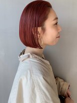 リンネテラス(Lin'ne terrace)&nbsp;ボブ×アプリコットオレンジ【ブリーチ1回】