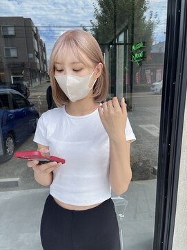 ムード カナザワ(mood kanazawa) ダブルカラーでホワイトベージュ