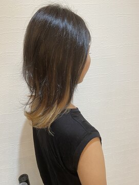 ラシク(La Chic) ミルクティーベージュ×愛されインナーカラー☆