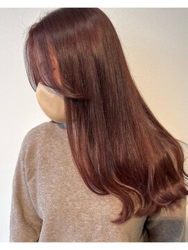 リコ ヘアアンドリラクゼーション 名駅店(LICO HAIR＆RELAXATION) 【LICO】ブリーチなしでも叶うピンクブラウンbyコモト ハルキ