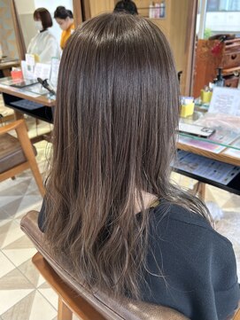 バブ バイネオリーブ(Bab by neolive) ハイライト 透明感グレージュ くすみアッシュベージュ