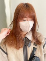 バイオレット 栄店(Violet)&nbsp;ブリーチカラー 春カラー ペールオレンジ ペールカラー