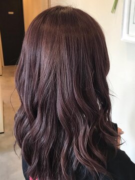 ウーヴリール 総社店(ouvrir) ゆる巻きスタイル×ラベンダーカラー