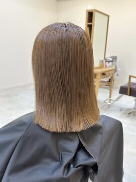 サロン 名和店(SALON) ブリーチなしミルクティーベージュ