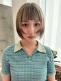 デコラソラン 本川越(DECORA SORAN) white beige×black end color 【ハイライト/白髪ぼかし】