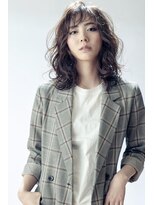 ブリング バイ スノードロップ 吉祥寺(BRING by Snowdrop)&nbsp;黒髪/グレーベージュ/レイヤーロング/前髪パーマ/吉祥寺