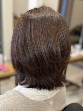 アトリエコア(Atelier Coa) 髪質改善トリートメントミルクティーベージュカラーくびれヘア