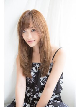 ステージ(STAGE) 大人かわいい/レイヤーロング/グレーベージュ/前髪パーマ/幡ヶ谷