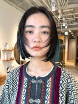 ノイカーム(noi Calm)&nbsp;顔周りレイヤーカットグレージュカラーくびれボブショートカット