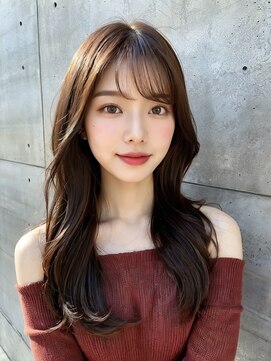 ワタトリ(waTatori) 艶髪セミロング　『艶髪』髪質改善　韓国風ゆる巻セミロング