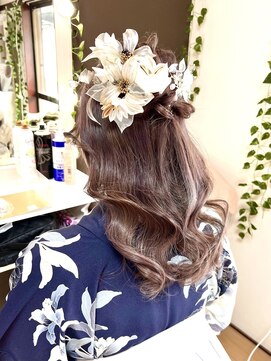 ジェネータ 新横浜店(GENETA) ハーフアップ【新横浜/ヘアセット/卒業袴】