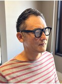 ツーブロックショート