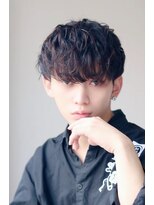 メンズカット バイ ソイクフ(メンズカット by SOY-KUFU)&nbsp;MEN'S HAIRセンターパートマッシュウルフ