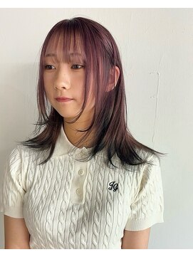 シアー(siar) アンブレラカラー　裾カラー