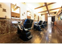 ヘアー デザイン ソレイユ 東久留米店(Hair Design SOLEIL)の雰囲気（入口から奥にある女性専用の美容スペース☆リラックスできる♪）