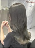 ブリーチなし/グレージュ/アッシュベージュ【小山田繭】