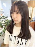 髪質改善カラー×.ココアブラウン