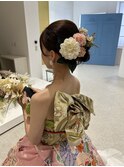 ブライダルヘアメイク。
