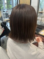 リンダ(LINDA)&nbsp;切りっぱなしボブ/外ハネ/伸ばしかけヘア[札幌美容室LINDA]
