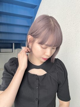 ラフヘアデザイン(Raf hair design) ミルクティーベージュケアブリーチダブルカラーハイトーンカラー