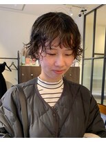 カグヤヒメ ドゥイ(kaguyahime doui) ショートパーマ