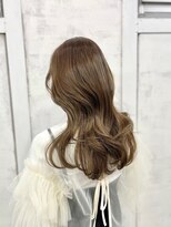 リティアンドビューティースタジオモッズシブヤ(LITTY&beauty studio M.O.D shibuya)&nbsp;ブリーチなし　オリーブグレージュ　韓国ヘア