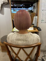 ミコ 珈琲と髪&nbsp;タッセルボブ×pink