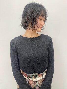 ラウンジ モリオ イケブクロ(Lounge MORIO Ikebukuro) 【morio池袋】ボブパーマ/サイド バック刈り上げ＊