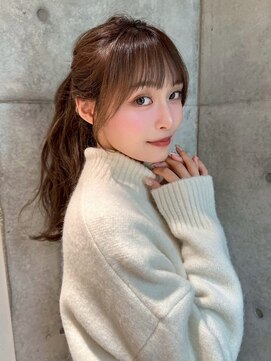 ロンドルピナス 小倉(Lond Lupinus) ブルーブラック/ワイドバング/美髪のススメ/外ハネボブ/北九州