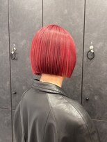 vivid RED ブリーチ1回～必須 ミニボブ