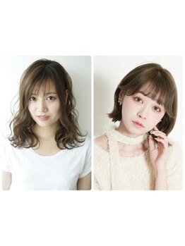 白髪ぼかしカラー×ハイライト×髪質改善カラーメテオの組み合わせで若々しくお洒落なカラーに♪