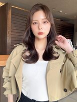 ロンド ラマ 岐阜(Lond bla-ma)&nbsp;大人韓国くびれヘア/顔周りレイヤー/グレージュ