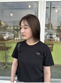 【sowi 鳥羽】結べるボブ×透明感カラー