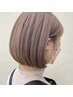 【新規】≪ボブならWAKAにお任せ♪≫カット＋透明感カラー￥13530→10940～