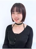 ボブ×　チェリーレッドカラー