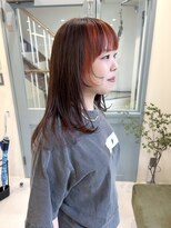 ジジ(jiji)&nbsp;レイヤーカット/顔周りレイヤー/インナーカラー