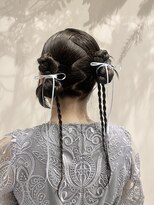 カチモリツイン　ヘアセット