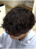 強めシャドウパーマ ひたちなか/メンズパーマ