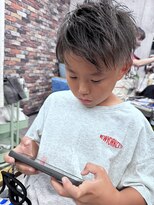 ルーナヘアー(LUNA hair)&nbsp;キッズカット カット ツーブロック 無造作ヘア 小学生 キッズ