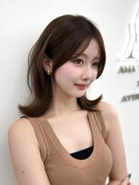 アマトウキョウ アユンチェ(AMA TOKYO×AYUNCHE) 前髪顔まわり韓国ヘアレイヤーカットサイドバンク2wayバンク韓国