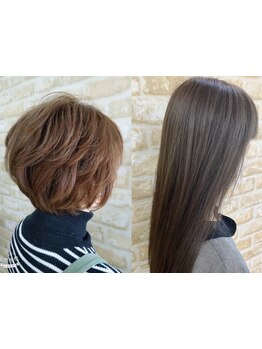 【当日予約OK!徳重/神沢】白髪抑制カラー/超低刺激で白髪を黒髪に働きかける特許商材＊肌の弱い方にも◎