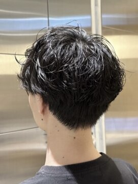 オーガニック リブ 川越(organic+live) ツイスパメニュアンスパーマでこなれ感◎メンズカット