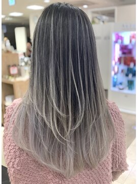 シャルムバイケンジ(Charm.by KENJE) ハイライトカラーグレージュデザインカラーバレイヤージュ銀座